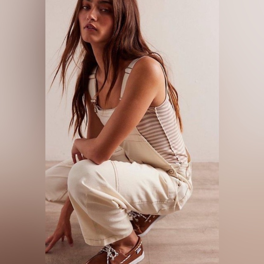 NWT free people dungarees overall size small – tall